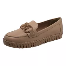 Sapato Mocassim Slip On Fivelinha Argora Brilho Bottero Moda