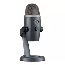 Microfone Condensador Usb Blue Yeti Nano - Cinza Cor Shadow Grey