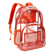 Leaper Clear Backpack Mochila Transparente Para La Escuela, 