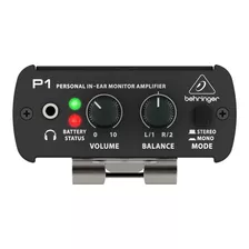 Behringer P1 Amplificador In-ear Monitor Personal Audífonos 