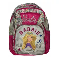 Mochila Escolar Barbie Original Grande