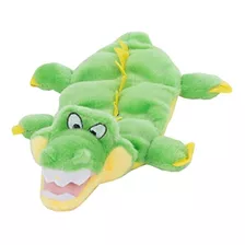 Outward Hound Squeaker Matz Plush Gator Dog Toy, Small