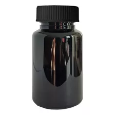 Frasco Tarro Pastillero 150 Ml Negro Brilloso 200 Piezas