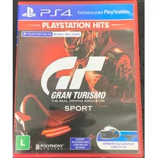 Jogo Gran Turismo Sport Ps4 Em Português Simulador Corrida