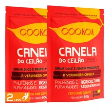 Cookoa Kit 2 Canela Em Pó Do Ceilão 60g