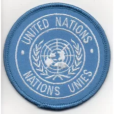 Parche Bordado Naciones Unidas Original Importado