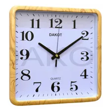 Reloj De Pared Dakot Pp65 Cuadrado - Taggershop