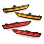 4 Piezas Luz Lateral Compatible Con Ford Mustang 2010-2014 Ford Mustang