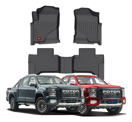 Cubre Pisos Calce Perfecto Foton G9 - 3 Piezas Negro