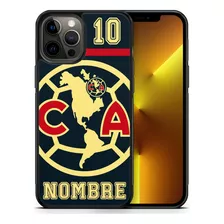 Funda Tpu Club América Logo Personalizada Nombre Y Número