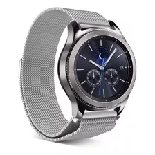 Malla Metalica Milanese Metal Imantada Smartwatch De 20mm De Ancho