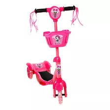 Brinquedo Patinete Infantil L.o.l Scooter 3 Rodas C Cesta