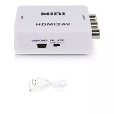 Mini Adaptador Conversor De Hdmi Para Video Composto Rca Av