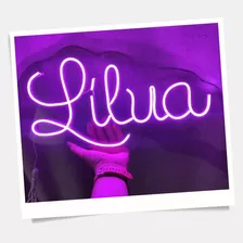 Letreiro Neon Led Personalizado Nome Até 6 Letras 