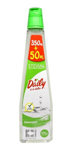 Endulzante Balanceado Stevia Daily 350ml+50ml 