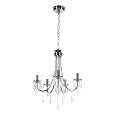 Candil Francis Plata De 5 Luces