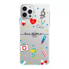 Capinha Medicina Com Nome Médico Capa De Celular