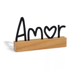 Palavra Decorativa Amor Aço Pintado