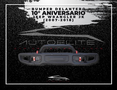 Defensa Facia Bumper Jeep Jk Delantero 10 Aniversario Foto 8