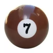 Bola Numero 7 Bilhar Sinuca Snooker 50mm Nova Avulsa