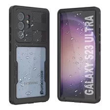 Funda Impermeable Para Galaxy S23 Ultra 2023 Negro