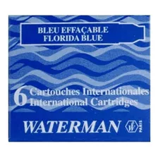 Cartuchos De Repuesto Waterman Laidy X 6 Azul O Negro