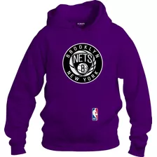 Sudadera Hoodie Estilo Brooklyn Nets M2- Adulto Niño