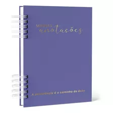 Caderno De Anotacoes 200 Paginas Colors | Roxo Gold