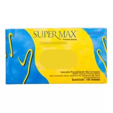 Luvas Descartáveis Supermax Premium Quality Procedimento Cor