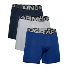 Boxer Under Armour Charged 3pack Azul