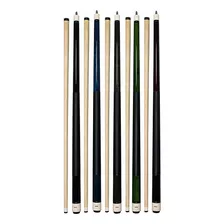 Aska Set Of 5 Pool Cue Sticks 58 , 2-piece Construction,