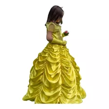 Vestido Princesa Bela Infantil Luxo Armado Mais Anágua