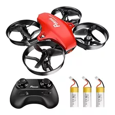 Mini Drone Quadcopter A20 Rc Nano 2.4g 6 Ejes 3 Velocid Rojo