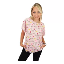 Blusa Rayón Grande Mujer Verano Mangas Campana Fresca