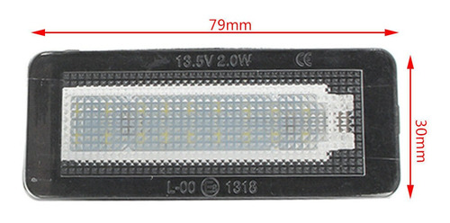 Luces Led Para Placas Mercedes-benz Smart Fortwo Foto 3