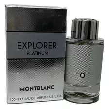 Perfume Montblanc Explorer Platinum Edp 100ml - Selo Adipec Original Lacrado