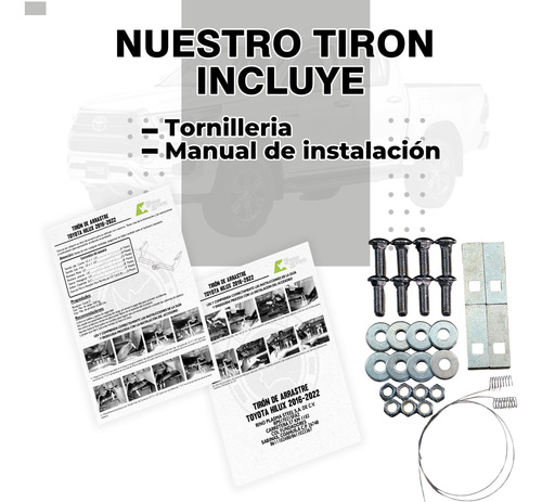 Tiron Jalon De Arrastre Toyota Hilux 2016-2022 Foto 8