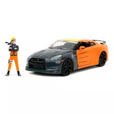 Miniatura Nissan Gt-r C/ Figura Naruto 2009 1:24 Jada Toys