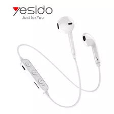 Audífono Yesido Ysp03 Sports Bluetooth Headset Blanco