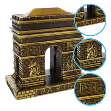 Enfeite Decorativo Miniatura Arco Do Triunfo Paris Em Metal