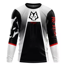 Playera Hombre Motocross Wolf Racing Deporte Extremos Jersey