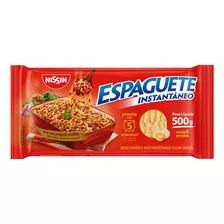 Macarrão Instantâneo Espaguete Nissin 5 Minutos Pacote 500g