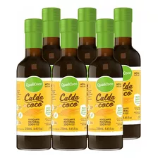 Kit Com 6 - Calda De Coco Vegana 250ml Qualicoco