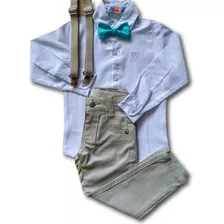 Conjunto Infantil Social Meninos Batizado Casamento Barato