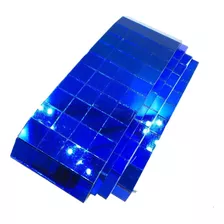 Fita Rolo Espelho 10mmx10mm Decoração Mosaico Artesanato Cor Azul-marinho