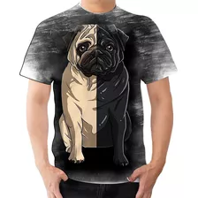 Camiseta Camisa Pug Cachorro Raça Cachorro Fofo 4