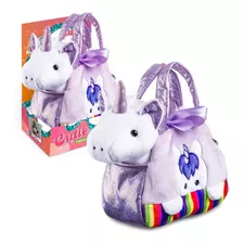 Pelúcia Bolsinha Infantil Cutie Handbags Bichinho Multikids
