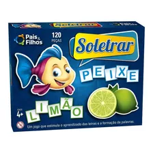 Brinquedo Jogo Educativo Escolar Pedagógico Soletrar 120 Pçs