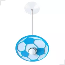 Lustre Pendente Infantil Bola De Futebol - Quarto Menino Kid