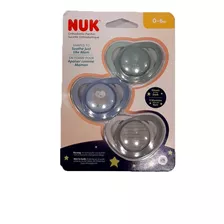 Chupón Ortodóntico Nuk Noche 3pz 0-6m Búho Color Celeste Night Período De Edad 0-6 Meses